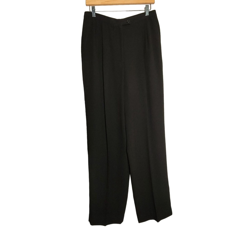 Valerie Stevens Women's 12 Pleated‎ Trouser Career Dress Pants Business Black